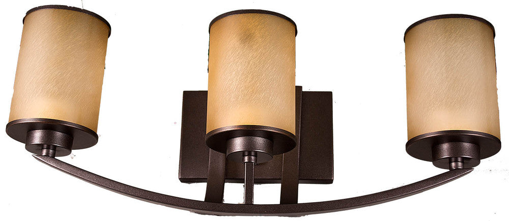 HOMEnhancements Lexington LX-VS3(TS)-RB Bath Vanity Light 22 in. wide - Rubbed Bronze