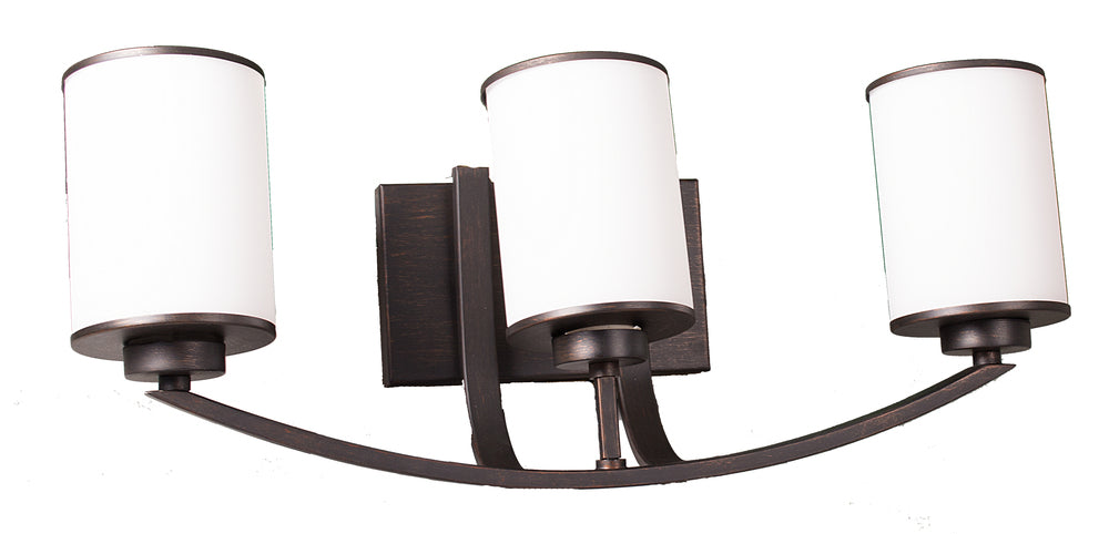 HOMEnhancements Lexington LX-VS3(WH)-RB Bath Vanity Light 22 in. wide - Rubbed Bronze