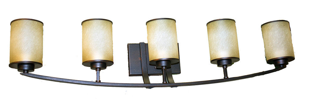 HOMEnhancements Lexington LX-VS5(TS)-RB Bath Vanity Light 48 in. wide - Rubbed Bronze