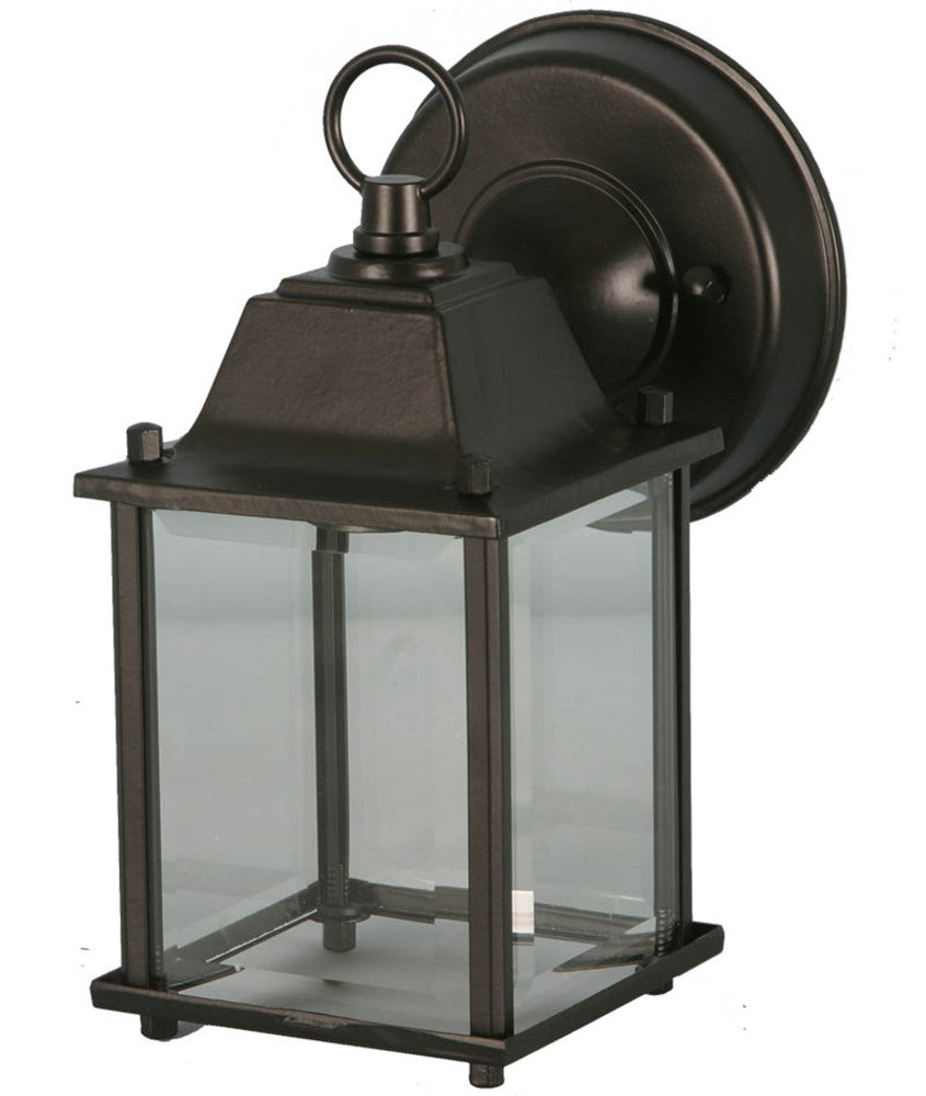 Homenhancements PL-1-BK(CAST) Coach Lights One Light Patio Light Utility Light Black