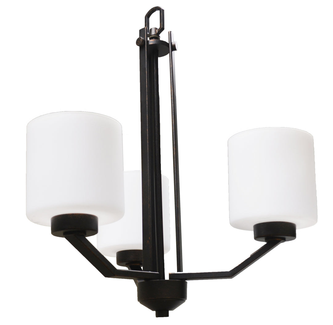 HOMEnhancements Paris PRS-CH3(WH)-RB Chandelier Light - Bronze