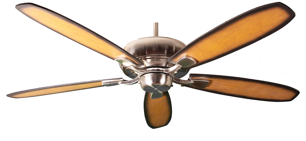 HOMEnhancements Rio SUN520 NK5CP/WL Ceiling Fan 52 - Brushed Nickel, Charred Pecan/Walnut/