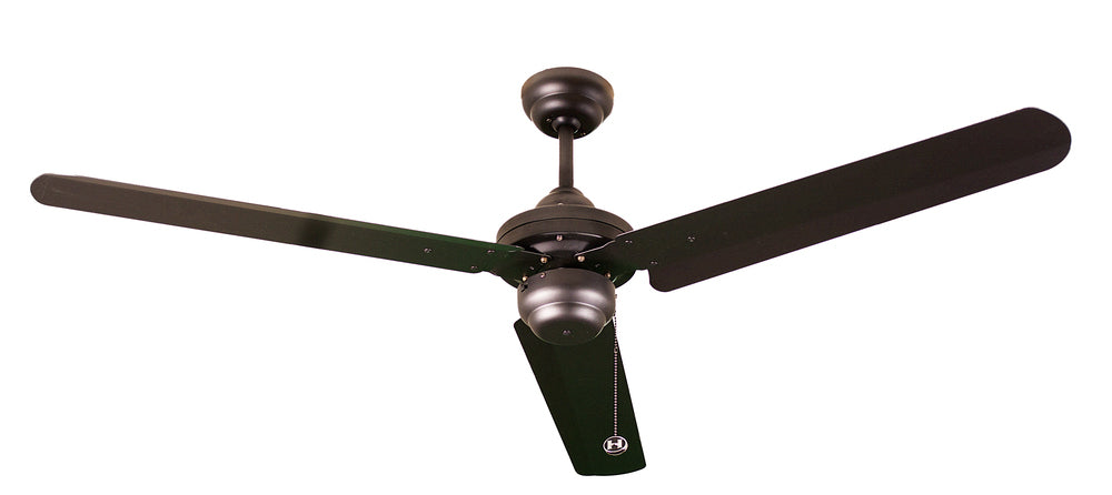 HOMEnhancements Trinity SUN543 MB3MB Ceiling Fan 54 - Matte Black, Matte Black/