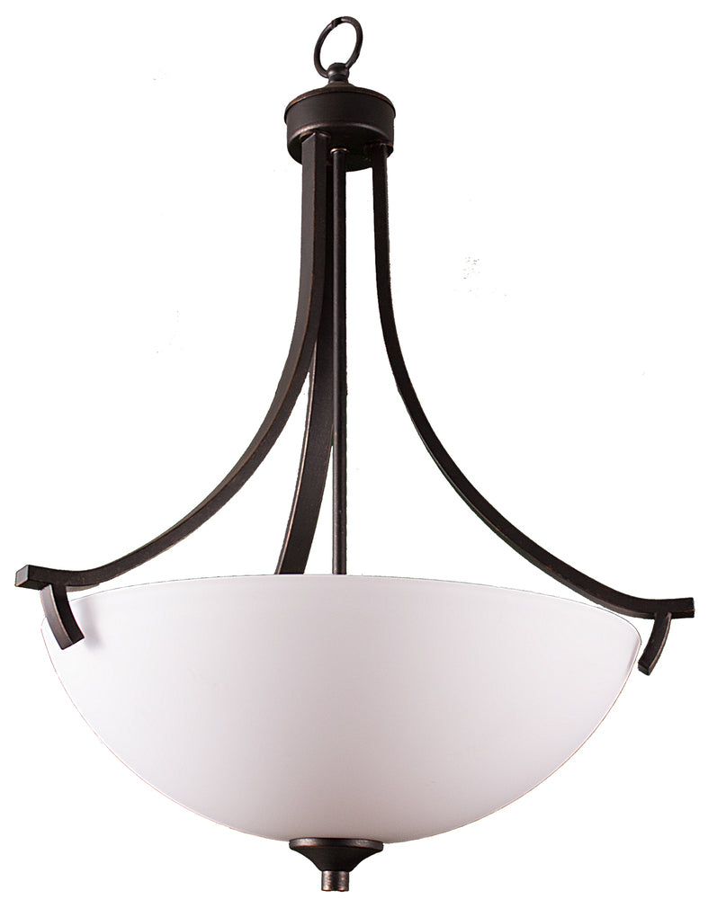 HOMEnhancements Victoria VIC-HF3(WH)-RB Pendant Light - Rubbed Bronze