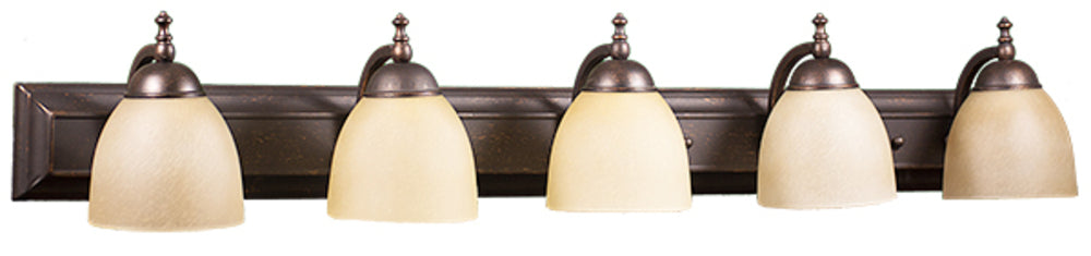 HOMEnhancements Austin VS-55(TS725)-RB Bath Vanity Light 48 in. wide - Rubbed Bronze