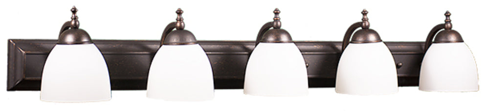 HOMEnhancements Austin VS-55(WH725)-RB Bath Vanity Light 48 in. wide - Bronze