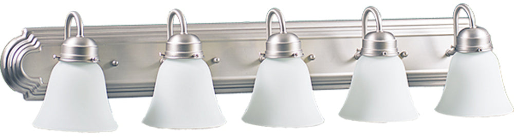 HOMEnhancements Victoria VSBB-5-NK(G-423) Bath Vanity Light 36 in. wide - Brushed Nickel