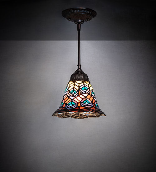 Meyda Tiffany Tiffany Peacock Feather 82421 Pendant Light -