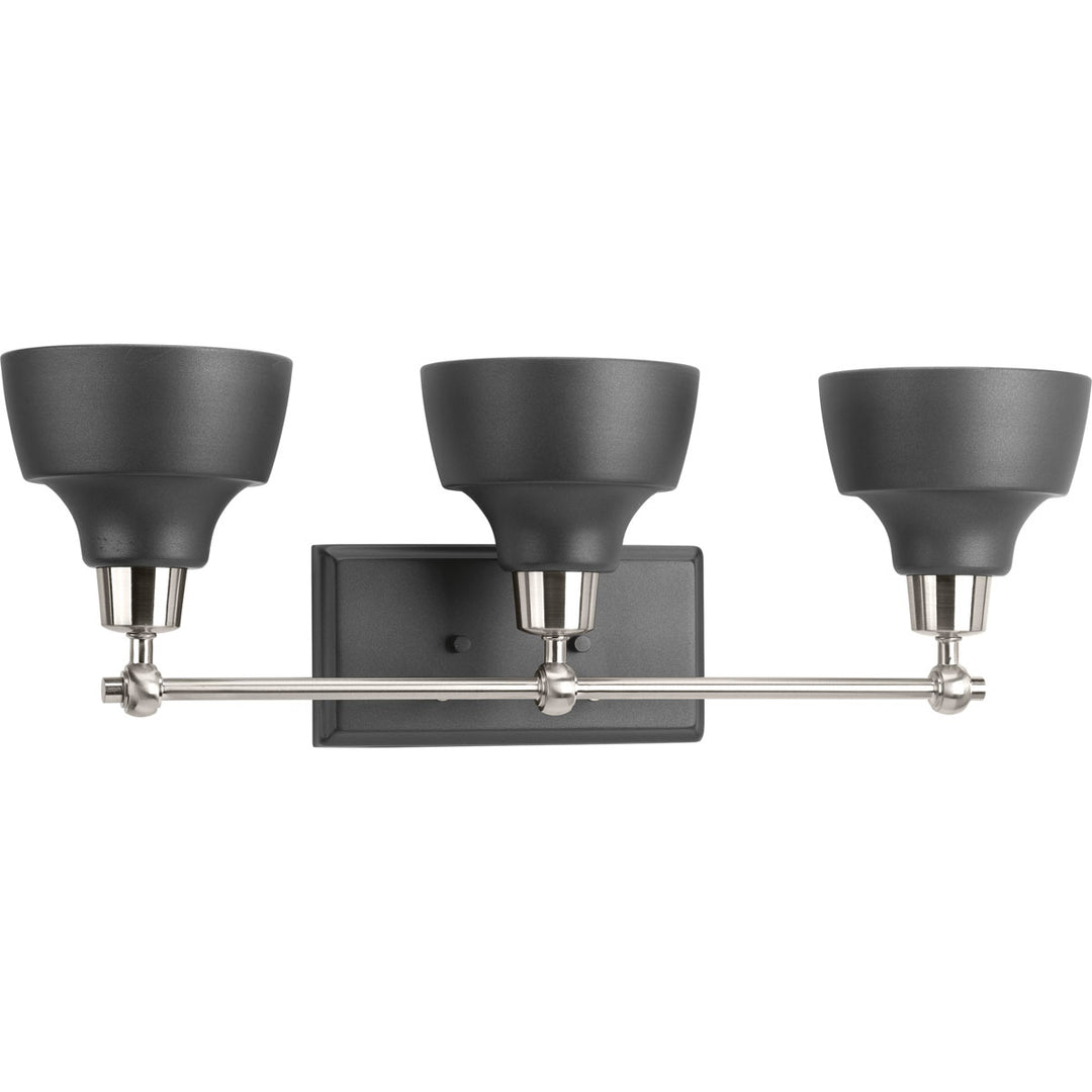 Progress Bramlett P300041-009 Bath Vanity Light 25 in. wide - Brushed Nickel