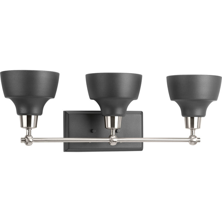 Progress Bramlett P300041-009 Bath Vanity Light 25 in. wide - Brushed Nickel