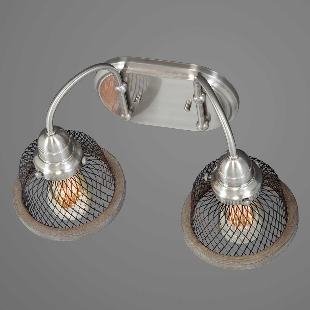 Progress Tilley P300043-009 Bath Vanity Light 15 in. wide - Brushed Nickel