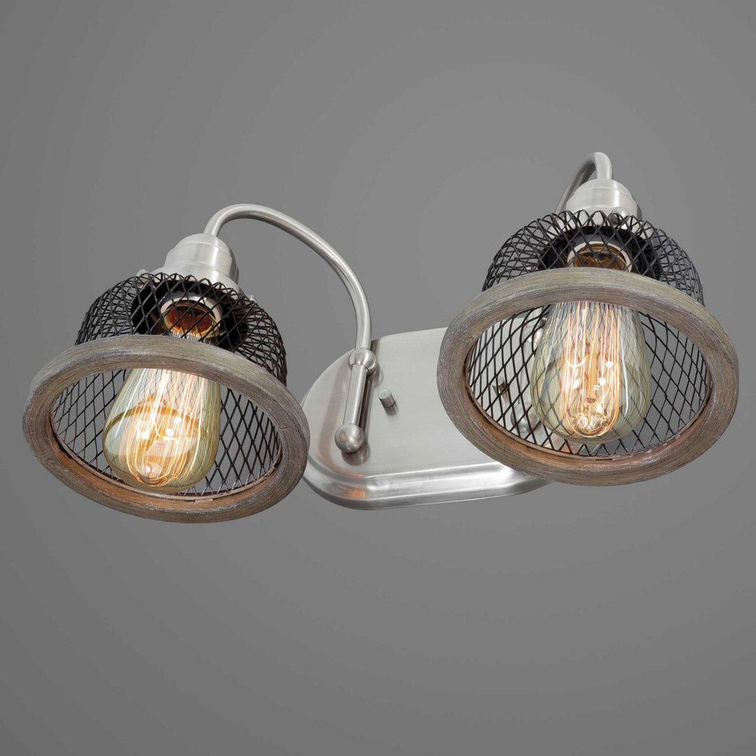 Progress Tilley P300043-009 Bath Vanity Light 15 in. wide - Brushed Nickel