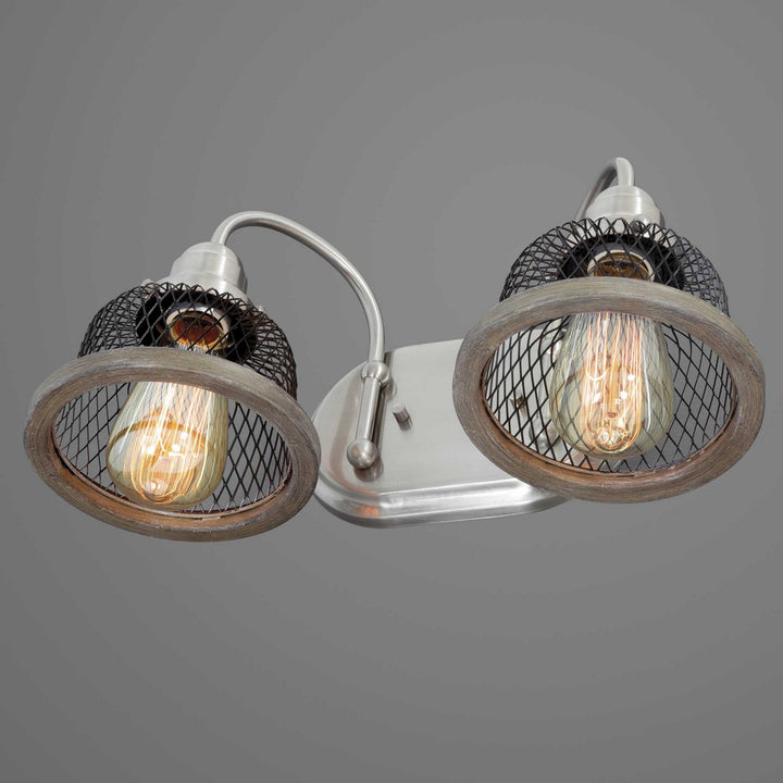 Progress Tilley P300043-009 Bath Vanity Light 15 in. wide - Brushed Nickel