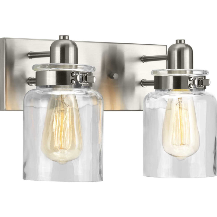 Progress Calhoun P300046-009 Bath Vanity Light 14 in. wide - Brushed Nickel