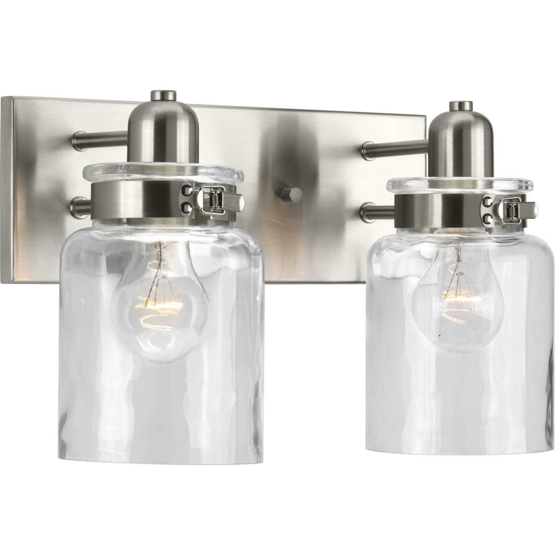 Progress Calhoun P300046-009 Bath Vanity Light 14 in. wide - Brushed Nickel