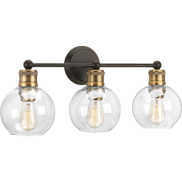 Progress Hansford P300051-020 Bath Vanity Light 25 in. wide - Antique Bronze