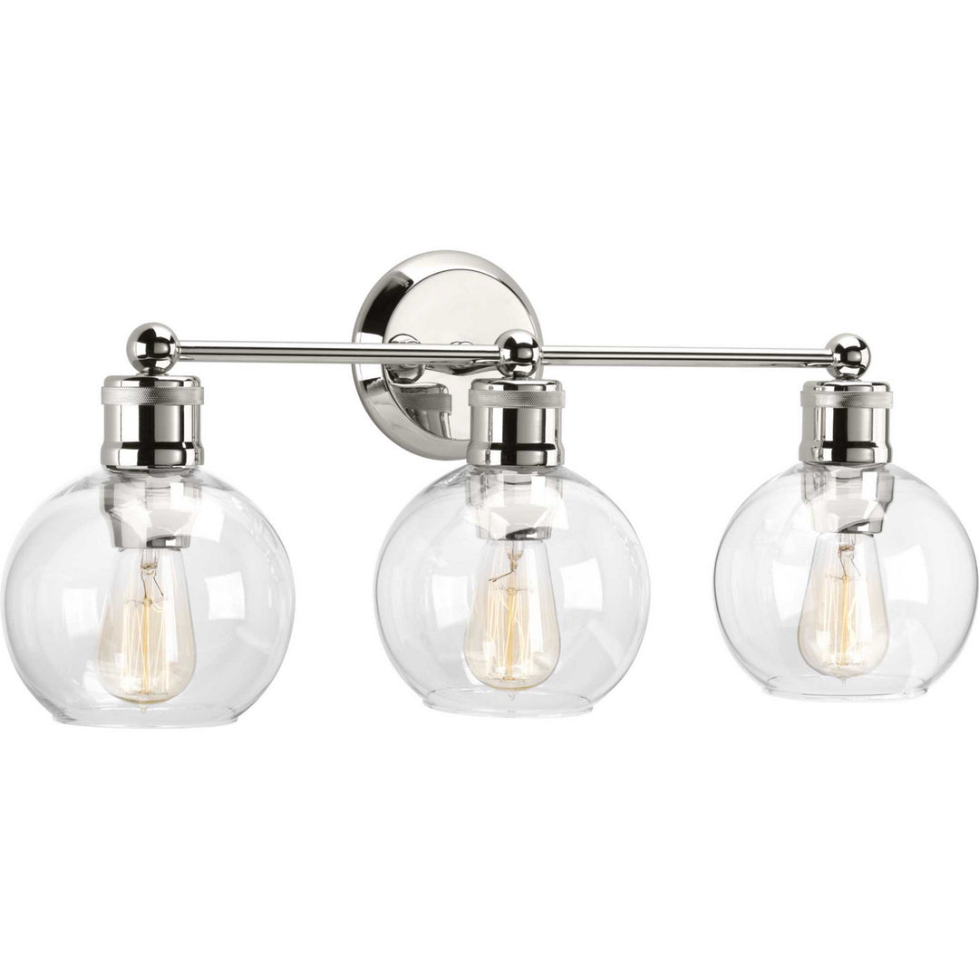 Progress Hansford P300051-104 Bath Vanity Light 25 in. wide - Polished Nickel