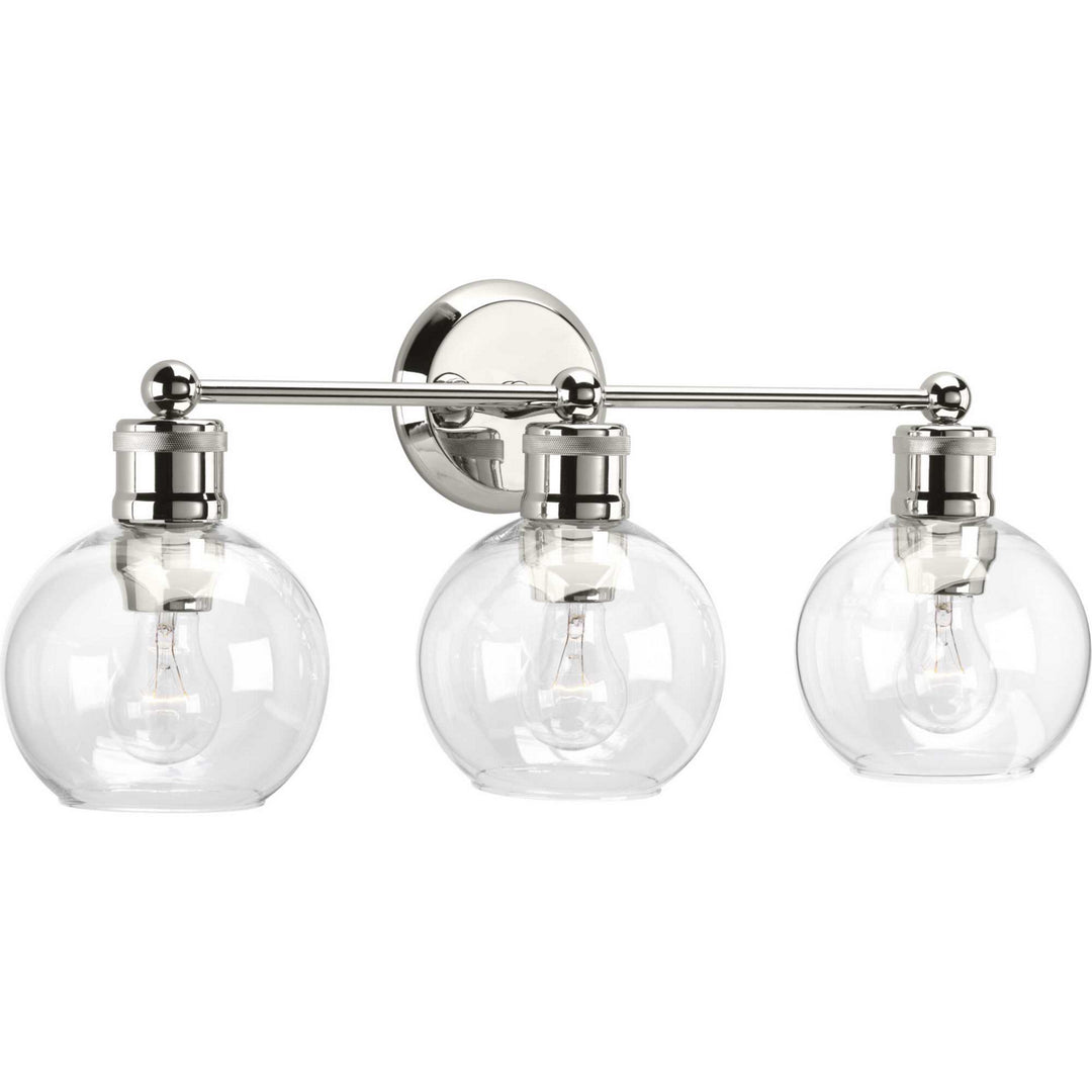 Progress Hansford P300051-104 Bath Vanity Light 25 in. wide - Polished Nickel