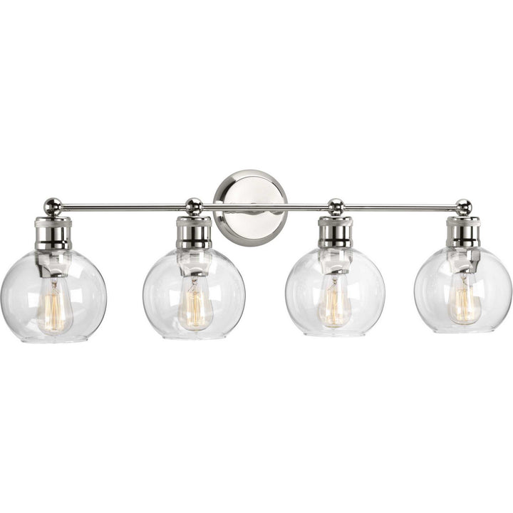Progress Hansford P300052-104 Bath Vanity Light 34 in. wide - Polished Nickel