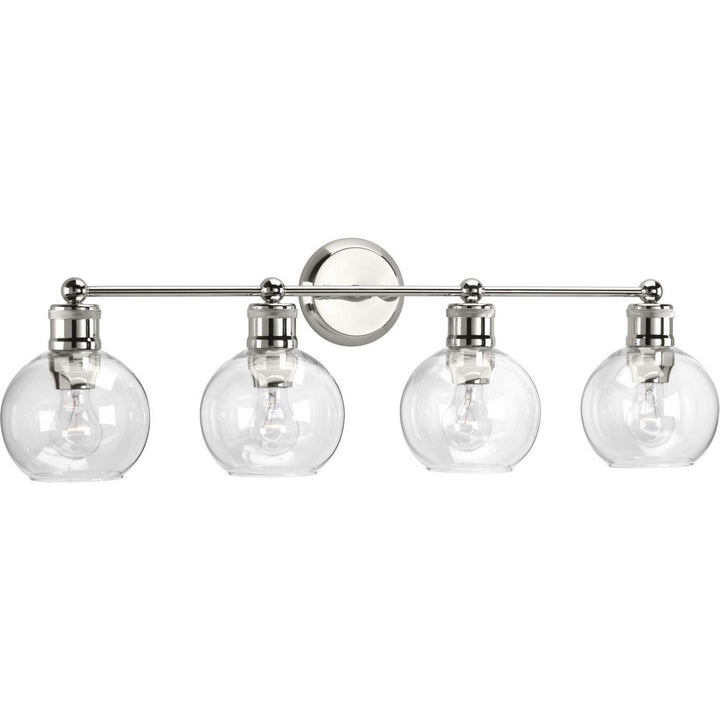 Progress Hansford P300052-104 Bath Vanity Light 34 in. wide - Polished Nickel