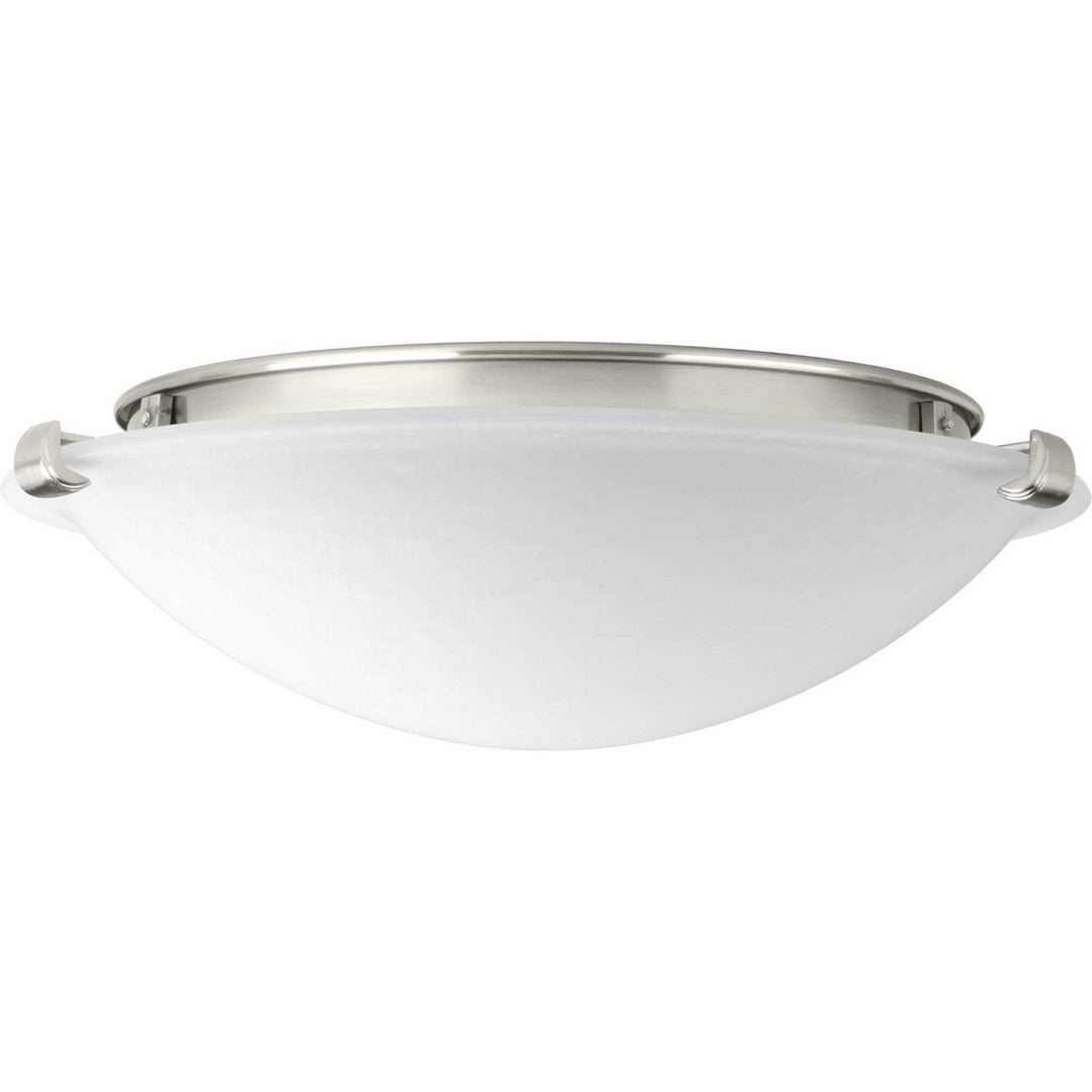 Progress Linen Dome Led P350055-009-30 Ceiling Light - Brushed Nickel