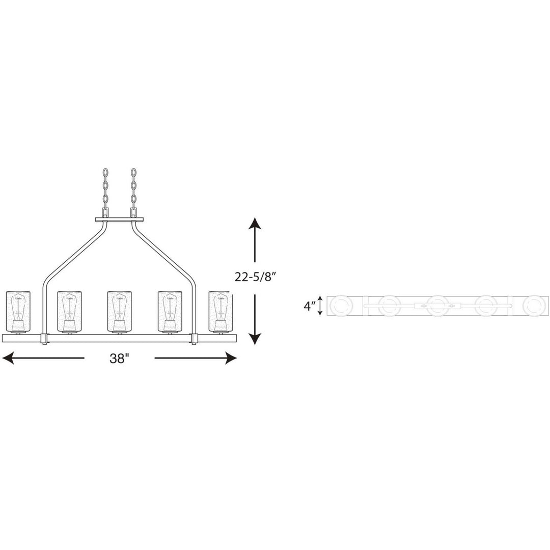 Progress Barnes Mill P400055-020 Pendant Light - Antique Bronze