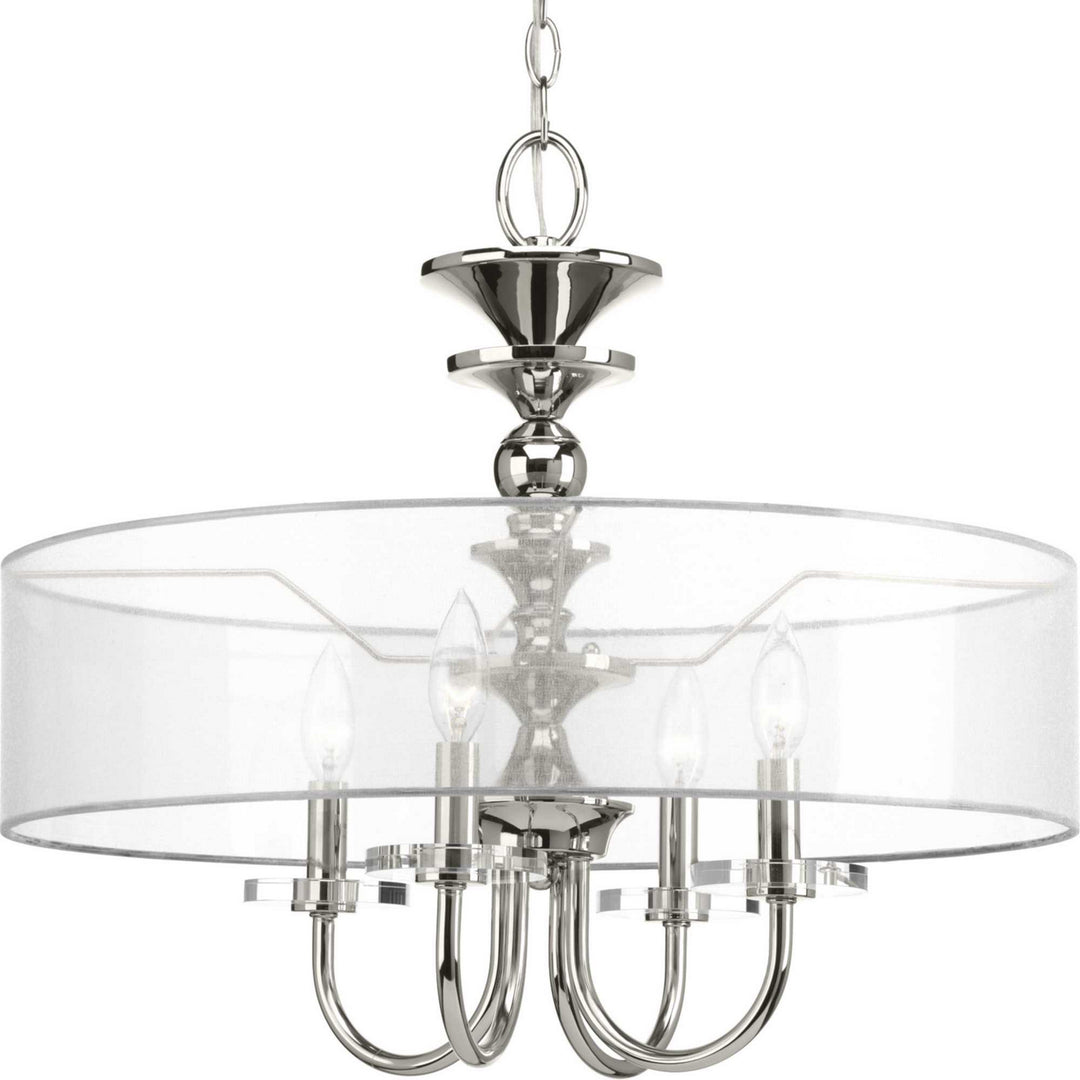 Progress Marche' P500043-104 Chandelier Light - Polished Nickel