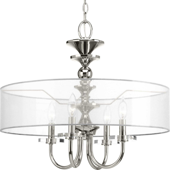 Progress Marche' P500043-104 Chandelier Light - Polished Nickel