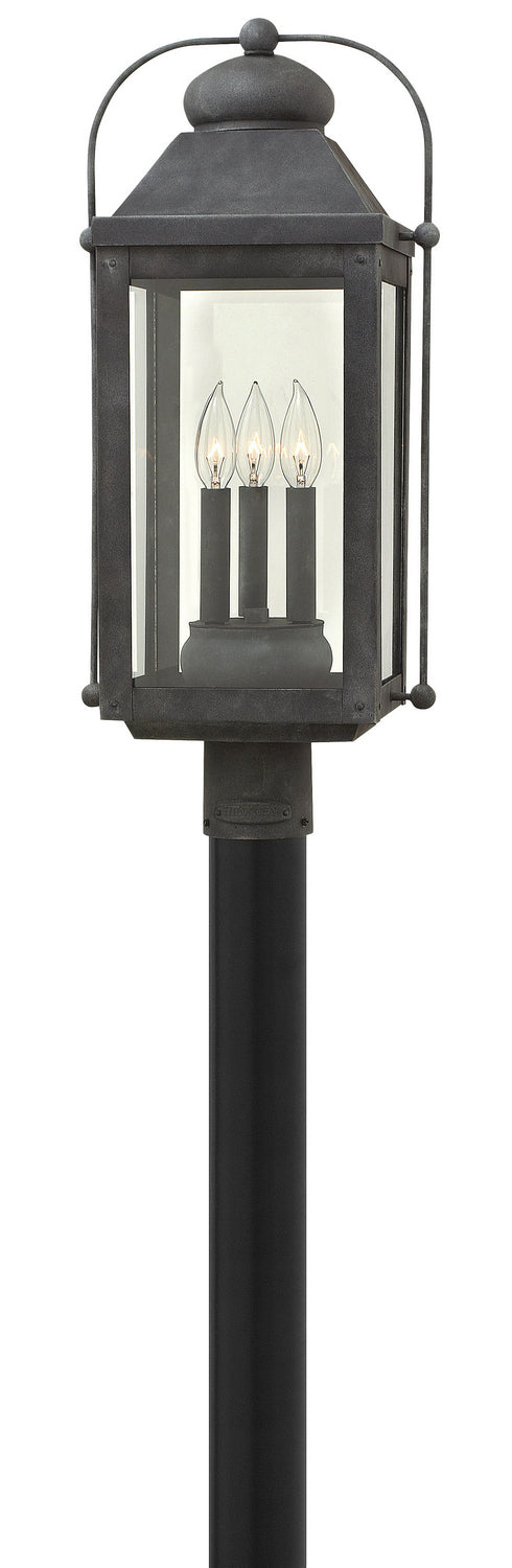 Hinkley Lighting 1851DZ-LL  Anchorage Outdoor Aged Zinc