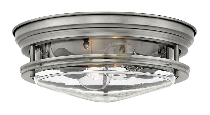 Hinkley Hadley 3302AN-CL Ceiling Light - Antique Nickel with Clear glass