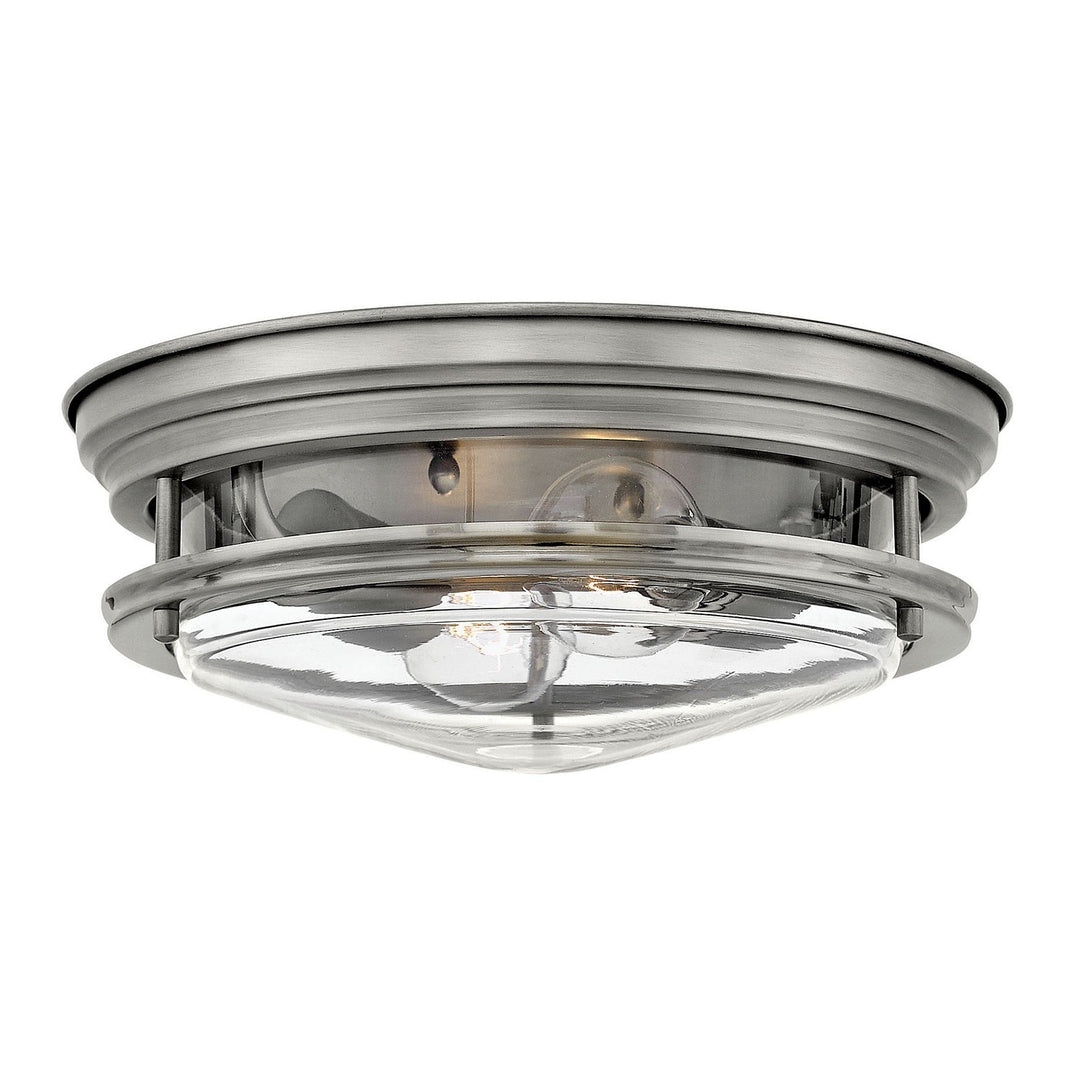 Hinkley Hadley 3302AN-CL Ceiling Light - Antique Nickel with Clear glass