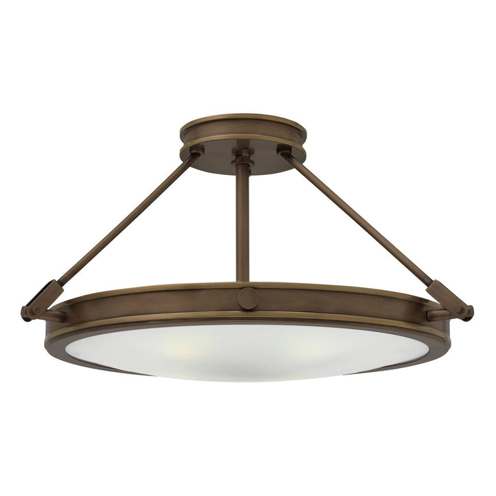 Hinkley Collier 3382LZ-LED Ceiling Light - Light Oiled Bronze