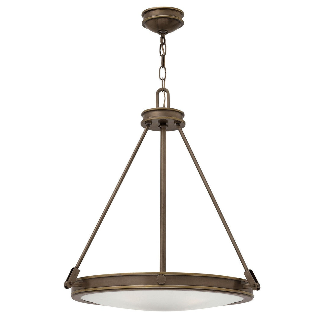 Hinkley Collier 3384LZ Pendant Light - Light Oiled Bronze