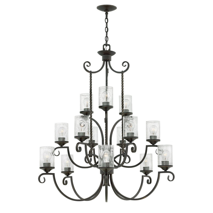 Hinkley Casa 4019OL-CL Chandelier Light - Olde Black with Clear Seedy glass