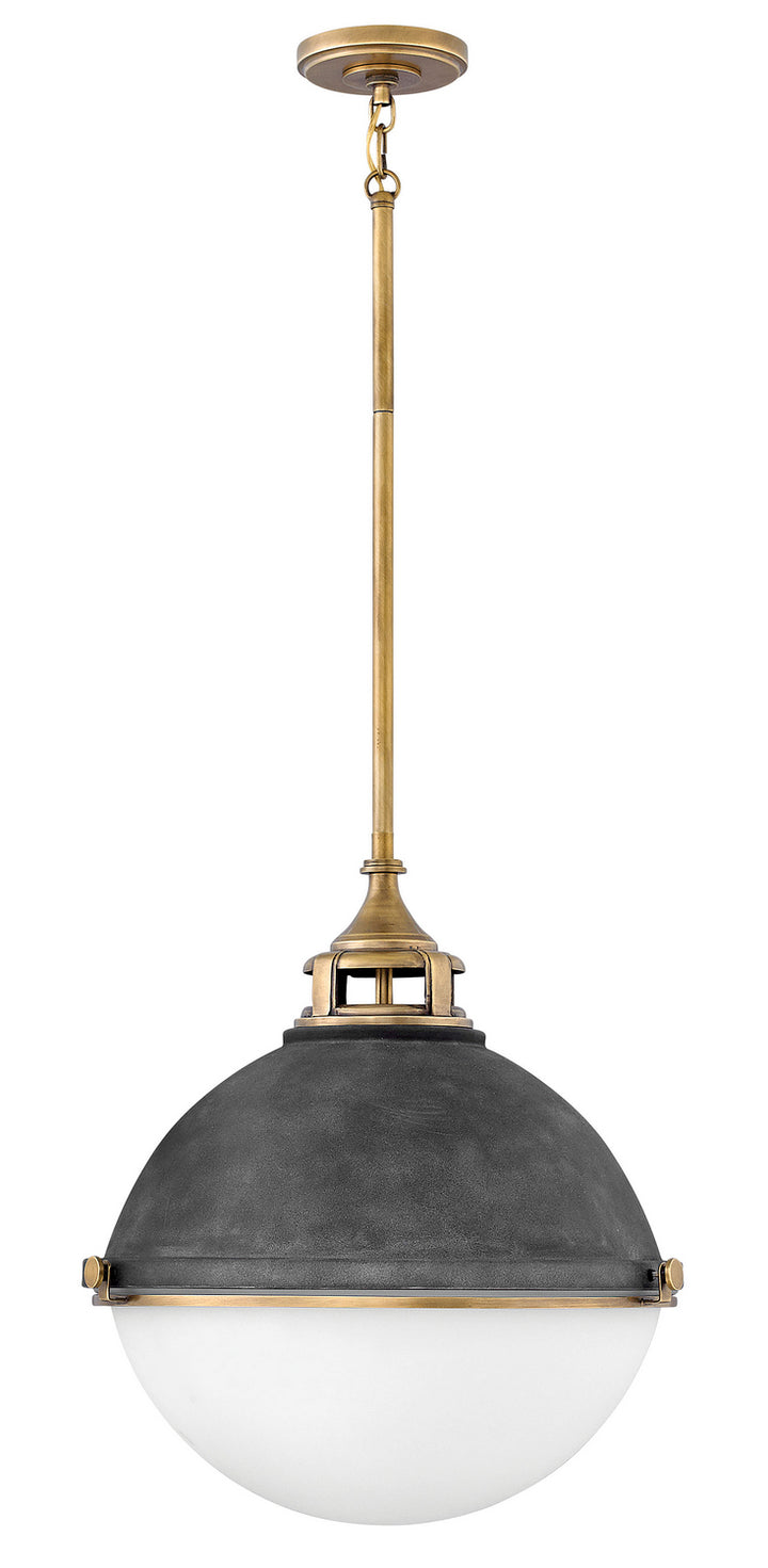 Hinkley Fletcher 4835DZ Pendant Light - Aged Zinc