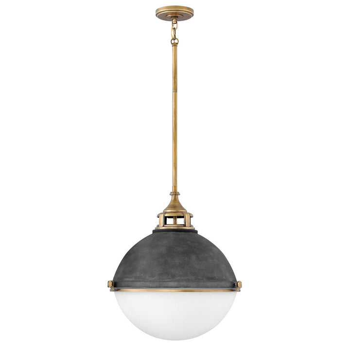 Hinkley Fletcher 4835DZ Pendant Light - Aged Zinc