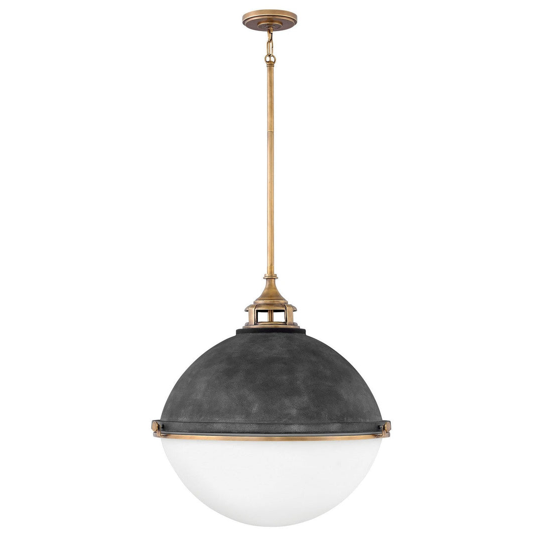 Hinkley Fletcher 4836DZ Pendant Light - Aged Zinc