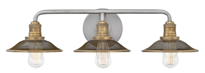 Hinkley Rigby 5293AN Bath Vanity Light 27 in. wide - Antique Nickel