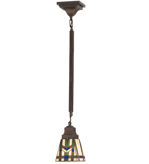 Meyda Tiffany Prairie Wheat 82481 Pendant Light - Beige Burgundy Lt Blue Green