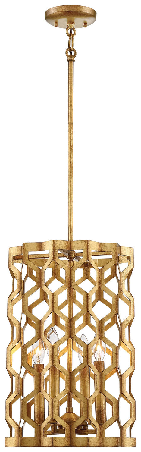 Metropolitan Coronade N6771-293 Pendant Light - Pandora Gold Leaf