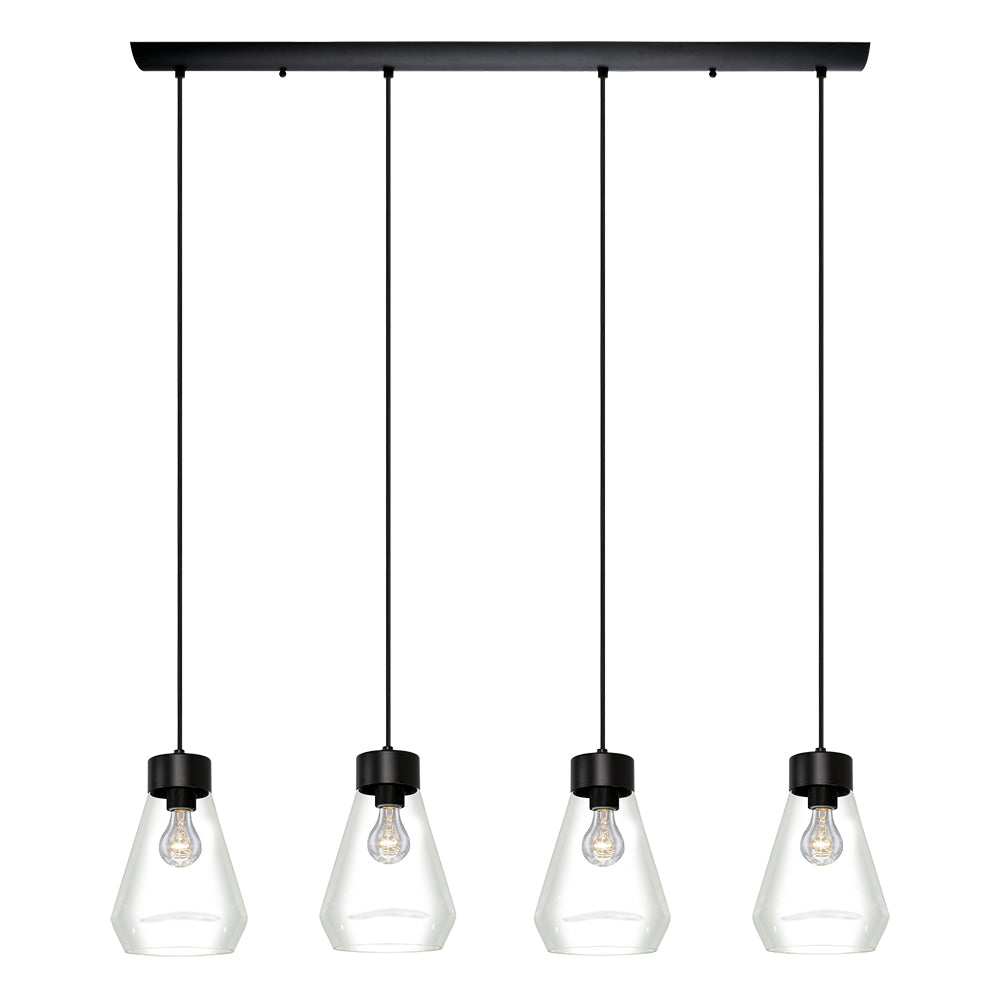 Eglo Montey 202126A Pendant Light - Matte Black