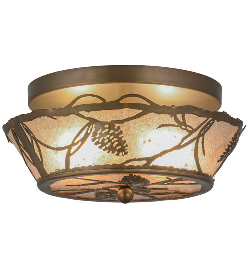 Meyda Tiffany Whispering Pines 82538 Ceiling Light - Antique Copper