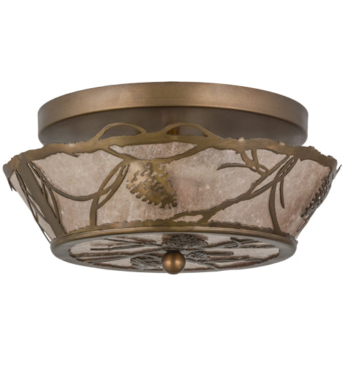 Meyda Tiffany Whispering Pines 82538 Ceiling Light - Antique Copper