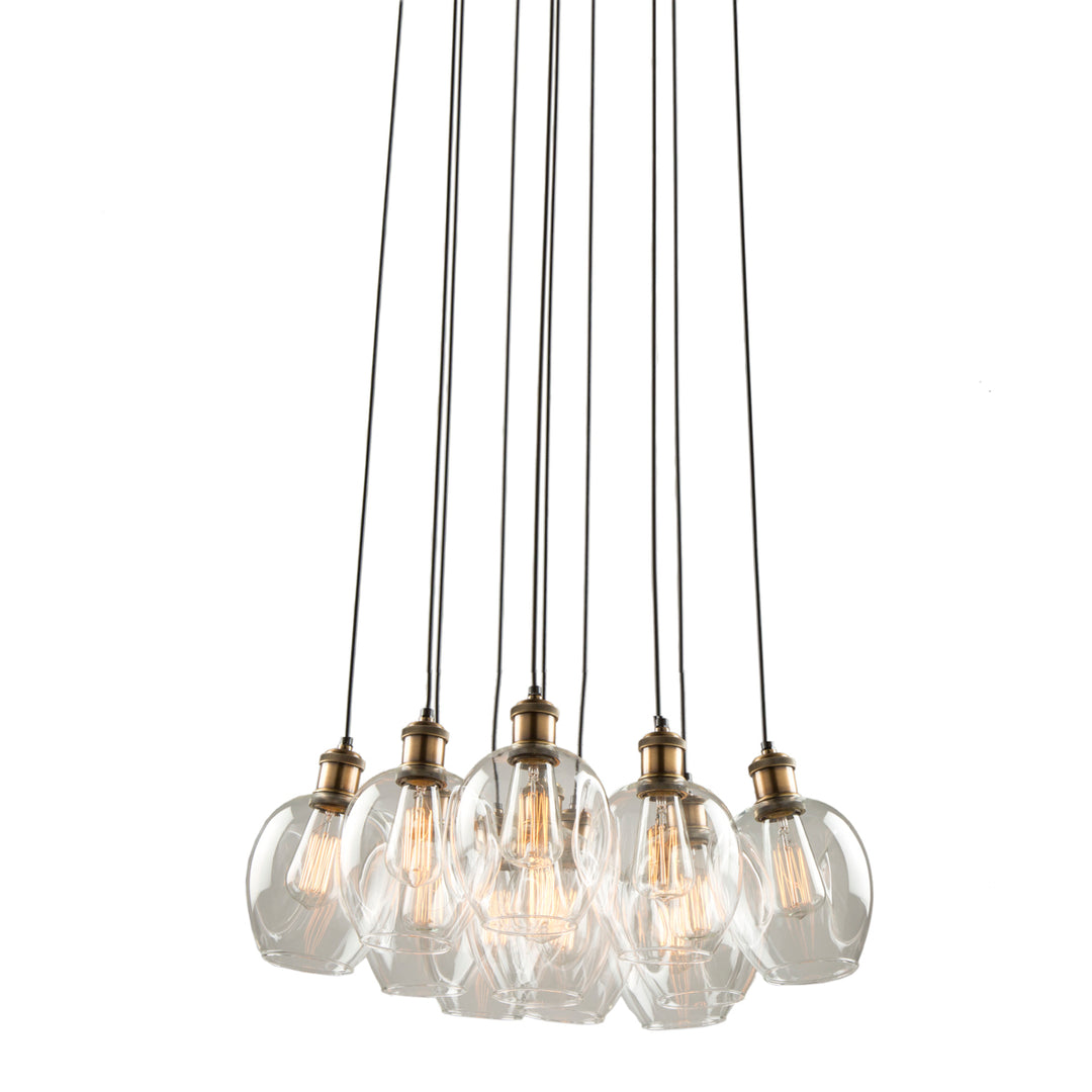 Artcraft Clearwater AC10731VB Chandelier Light - Vintage brass