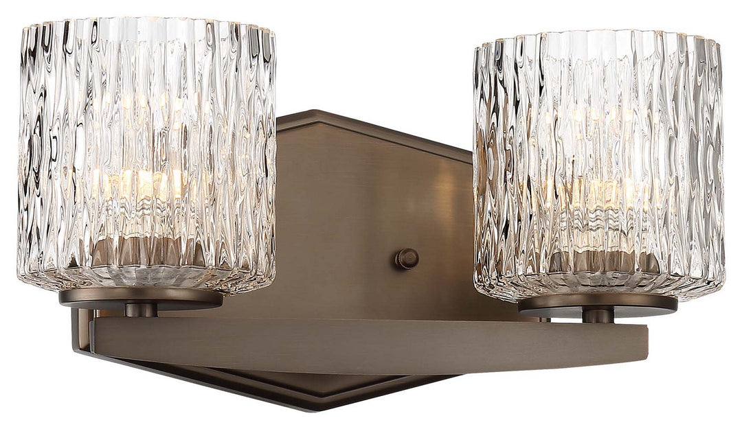 Minka-Lavery Maginot Led 3082-281-L Bath Vanity Light 12 in. wide - Harvard Court Bronze (Plated)