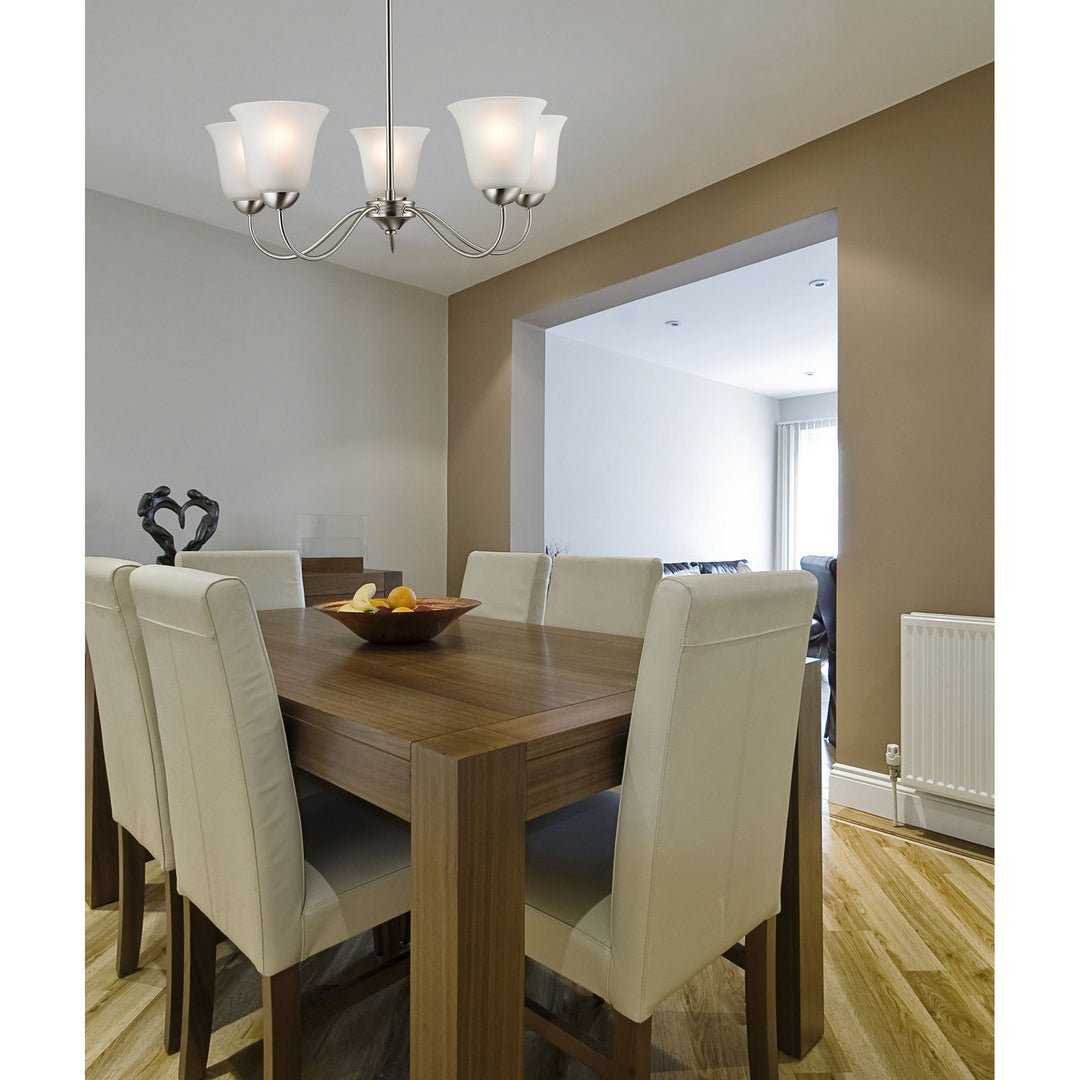 Elk Conway 1205CH/20-LED Chandelier Light - Brushed Nickel