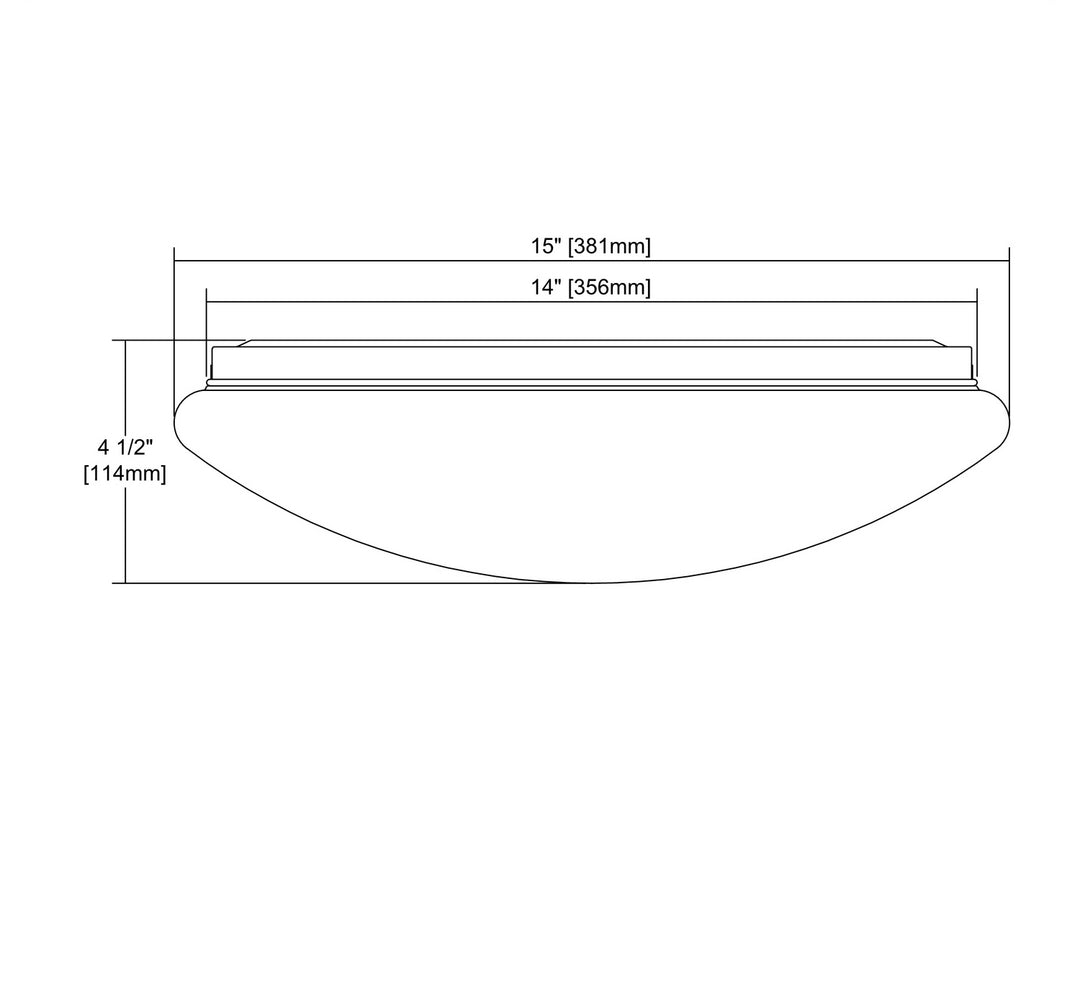 Elk Kalona CL783024 Ceiling Light - White
