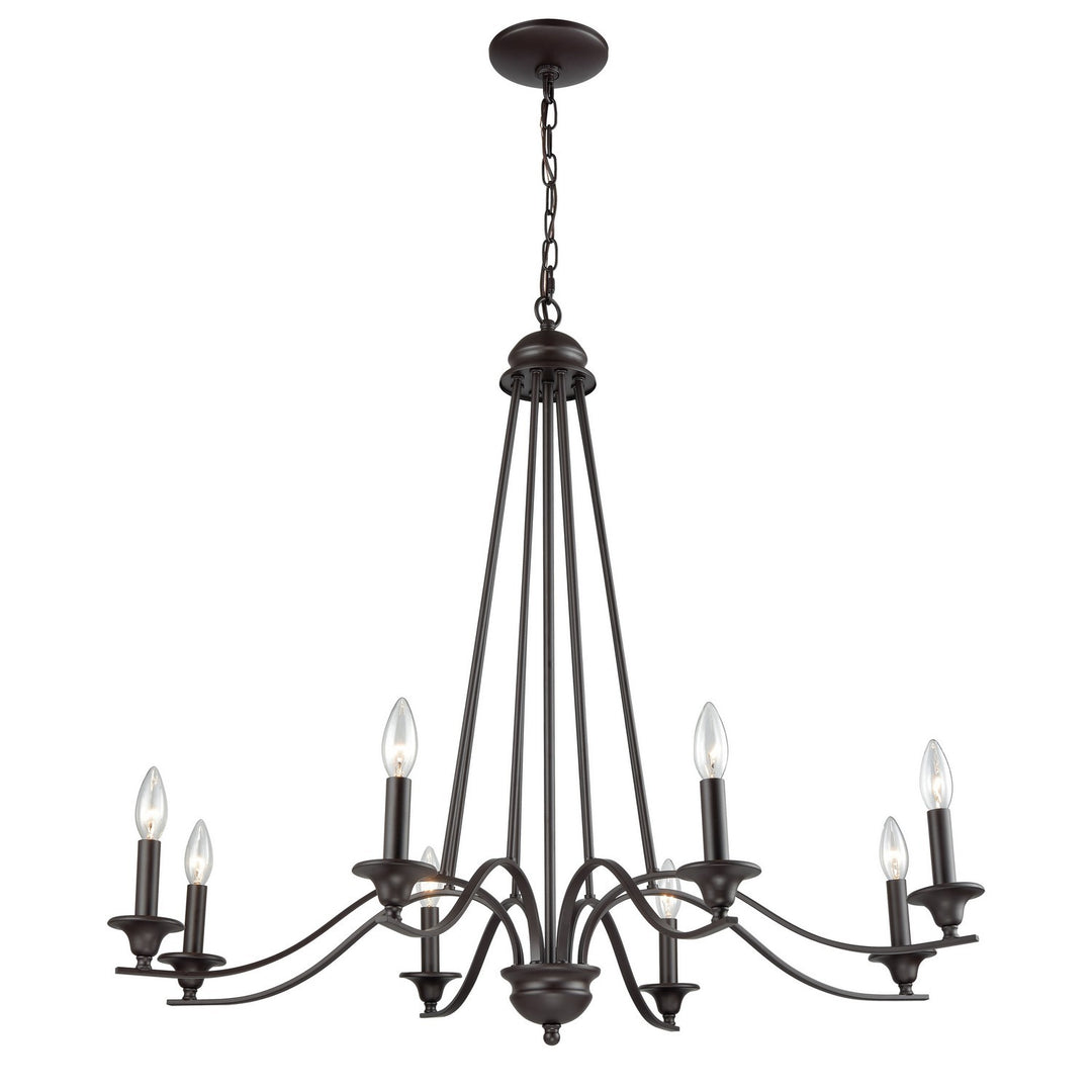 Elk Farmington CN110821 Chandelier Light - Oil Rubbed Bronze
