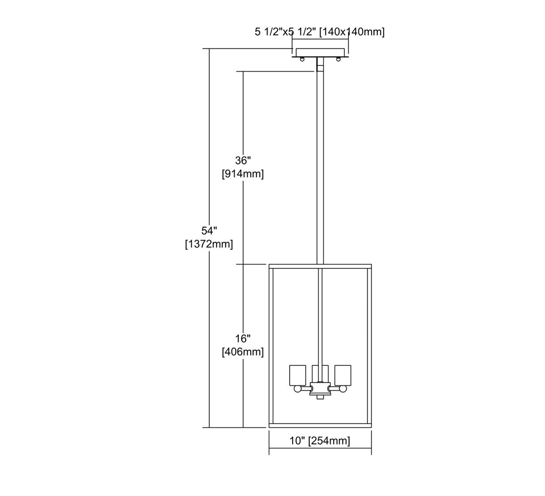 Elk Williamsport CN15832 Pendant Light - Brushed Nickel
