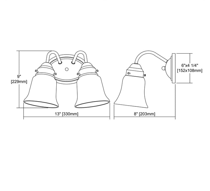 Elk Califon CN570212 Wall Sconce Light - Brushed Nickel
